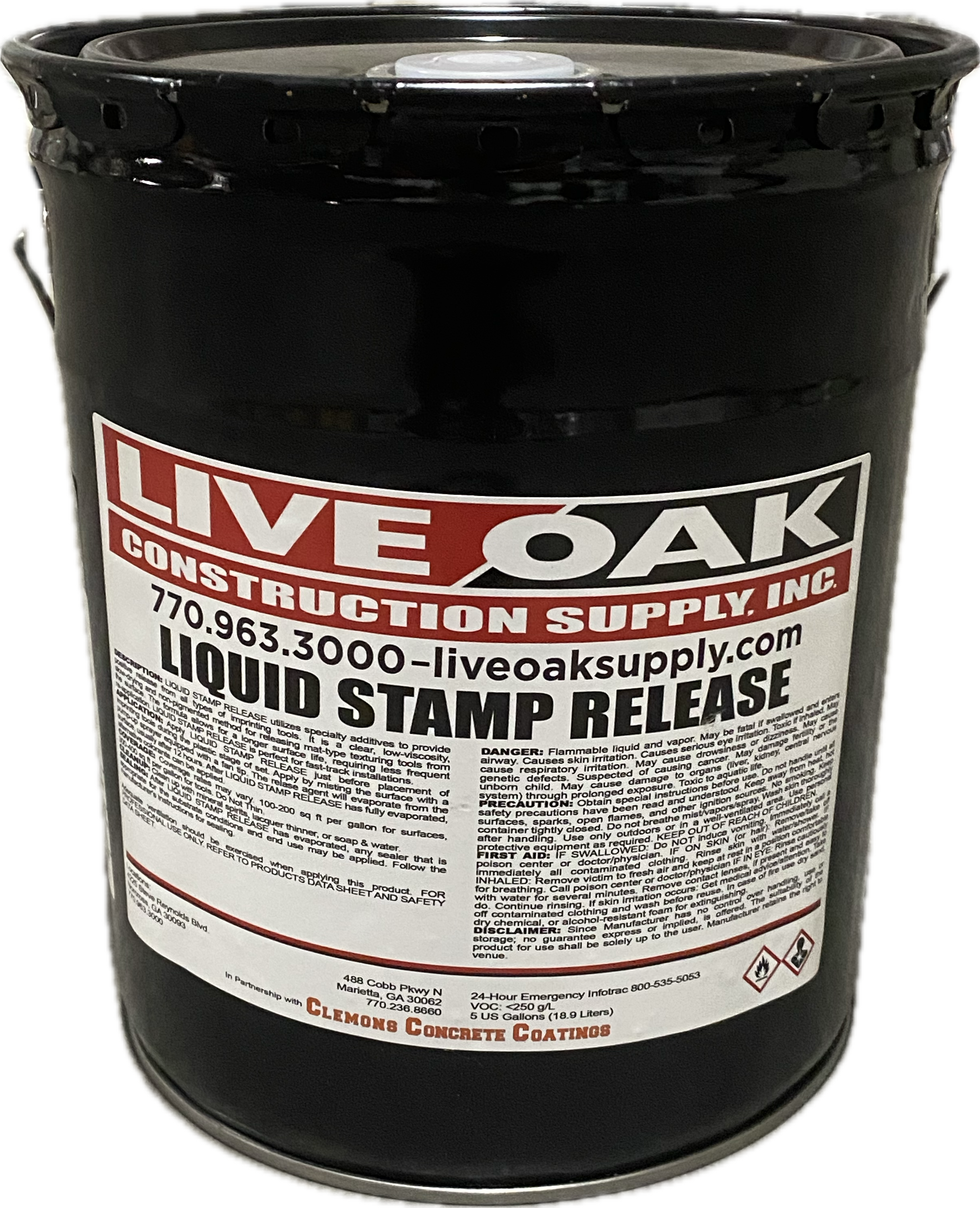Clemons 5Gal Clear Bubble Gum Liquid Stamp Release - Utility and Pocket Knives